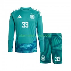 Camisola Alemanha Alexander Nubel 33 Guarda-redes Criança Equipamento Primeiro Copa do Mundo 2026 Manga Comprida
